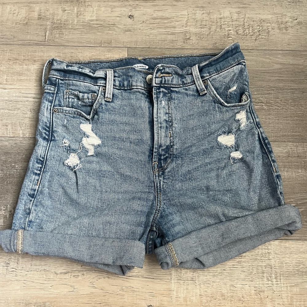 Old navy midi denim shorts